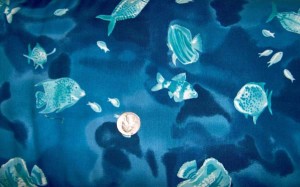 Saltwater Fish on Blue